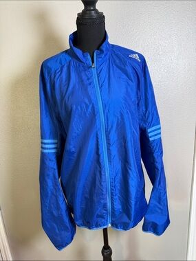 Adidas Women’s Royal Blue Lightweight Windbreaker Jacket